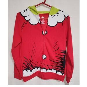 The grinch large hooded sweater girl
